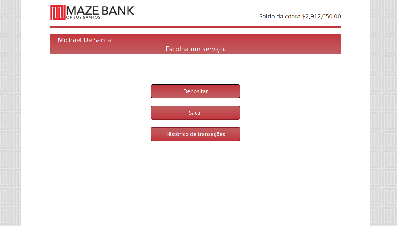 Maze bank | página principal